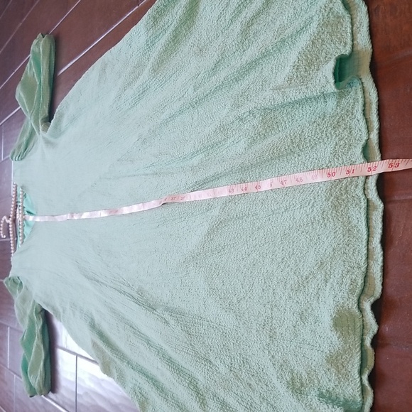 Karlie Mint Green Short Sleeve Signature Maxi Dress Size Medium - Picture 6 of 11